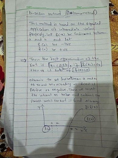 Bisection method numerical analysis