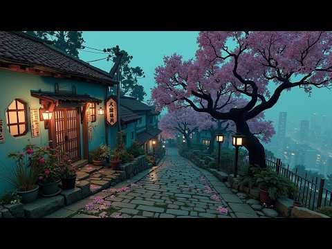 Lofi Hip Hop Beats | Chill Japanese Town Ambience & Retro Vibes