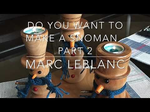 How to turn a Snowman tea light candle holder - Part 2