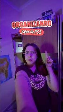 ORGANIZANDO MEUS JOGOS DE PS2 EM ORDEM ALFABÉTICA