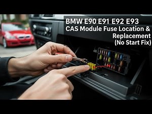 BMW E90 E91 E92 E93 CAS Module Fuse Location & Replacement (No Start Fix)