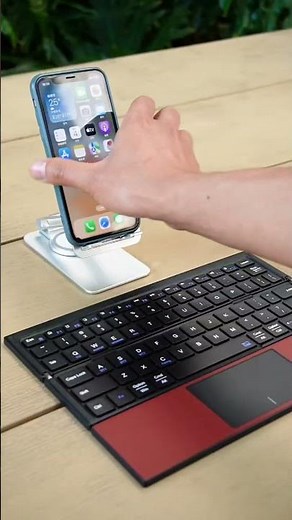 This amazing gadget can instantly turn your phone or tablet into a computer; Bluetooth connection.