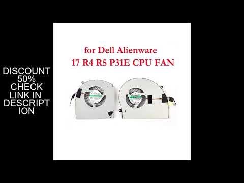 CPU GPU Cooling Fan Compatible for Dell Alienware 17 R4 17 R5 P31E Series Game Laptop