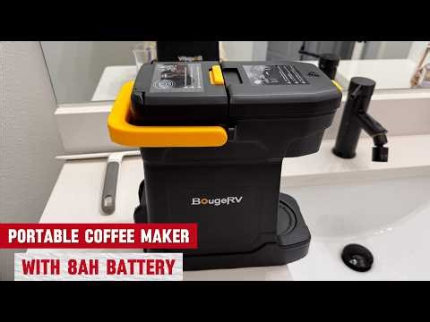 BougeRV Portable Coffee Maker Review — Battery Powered, K-Cup & Ground Coffee Anywhere