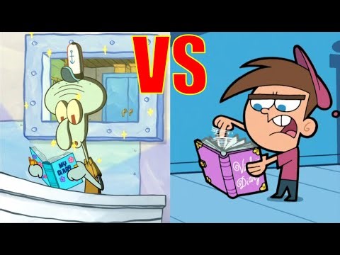 Diary Reading Plots | Little Yellow Book (SpongeBob) vs. A Bad Case of Diary-Uh (Fairly OddParents)