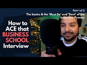 Interview Tips for Business School that you should know