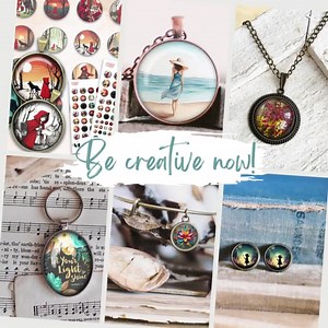 Digital Collage Cabochon Template Download Flower Meadow Blossoms Watercolor Poppy 8 10 12 16 18 20 25 Mm - Etsy UK