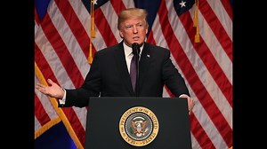 Robot Donald Trump joins Disney's Hall of Presidents