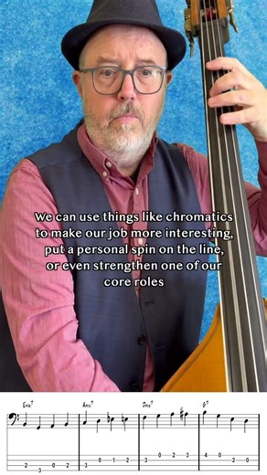 Jazz Bass Lines With Tabs: Chromatics & Priorities On A Fine Romance By Frank Sinatra