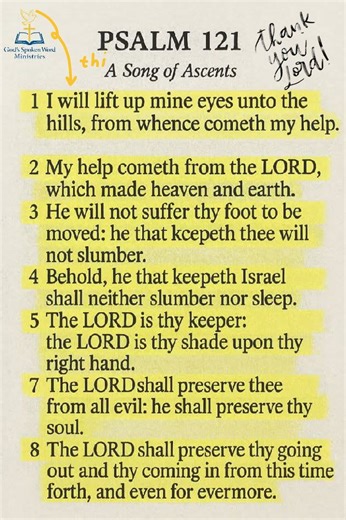 My help cometh from the Lord! | God's Spoken Word Ministries