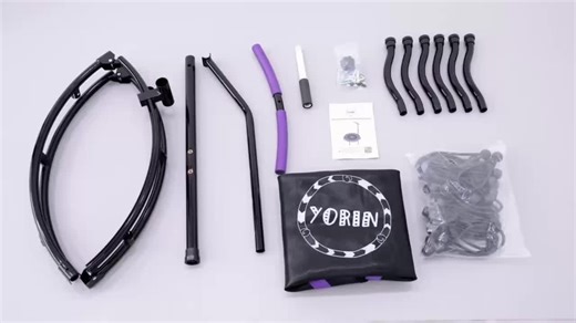 video, YORIN   Foldable Trampoline for Adults 40" 48" 50" Mini Trampoline Indoor Outdoor Small Ex...