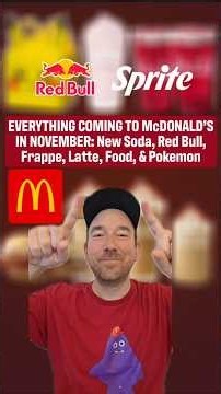 🍟EVERYTHING Coming to McDonald's in November 🔥👀 #mcdonalds #pokemon