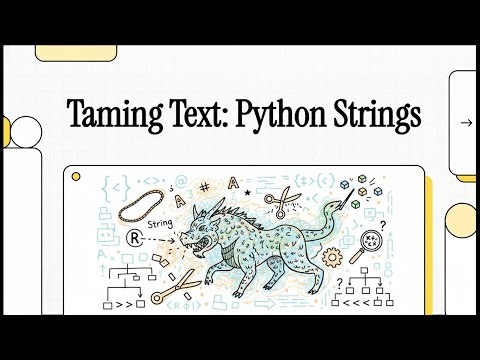 Taming Text Python Strings : 5
