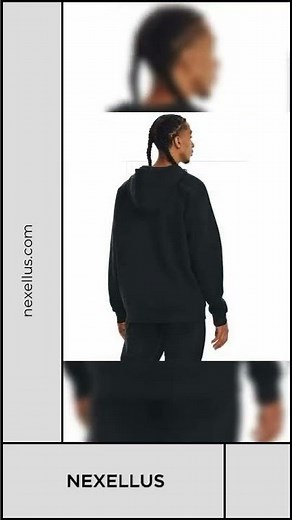 Under Armour Men's Rival Fleece Full Zip Hoodie, Black, Soft Breathable Cotton Blend, Adjustable ...