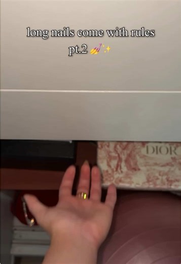 Long nails come with rules💅 #readyreadyinstantnails #pressonnail #nailinspo #nailsnailsnails #handmadenails