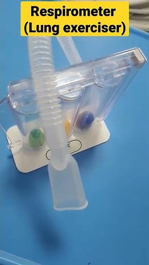 Respirometer(Lung exerciser)# spirometer #Respiratory disease conditions @medico nursing edutech.