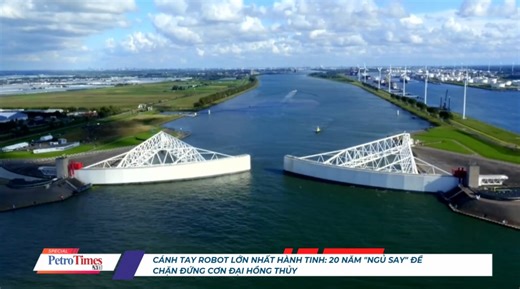 [VIDEO] Cánh tay robot lớn nhất hành tinh: 20 năm "ngủ say" để chặn đứng cơn đại hồng thủy