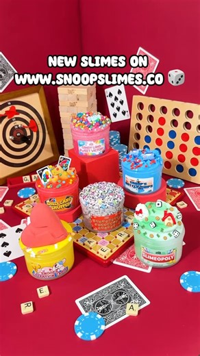 Your game night just leveled up 🎲🃏 Which slime are you pulling from the Boardgame drop first? 👀 #slimerestock #boardgameslime #slimeasmr #texturedslime #butterslime #slimefun | Snoopslimes