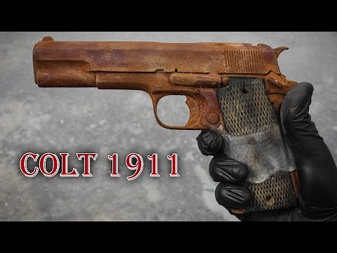 Colt M1911 US Army Gun Restoration | Real Gun Restoration #restoration #gunrestoration #colt1911