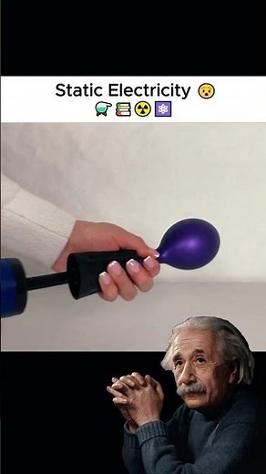 Balloon Se Hair Udaye 😱 ⚡ Static Electricity Explained in 1 Min Fun Science Experiment at Home 🔬�