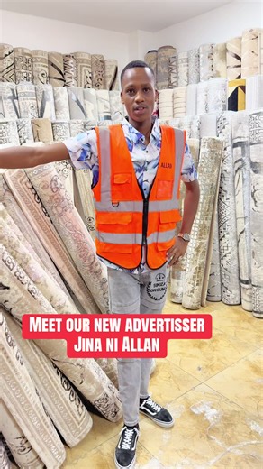 Allan's New Advertisement for Carpet Products