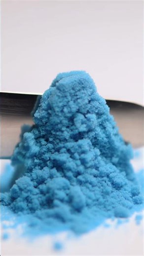 Perfect Blue Kinetic Sand Slice | Satisfying ASMR #shorts