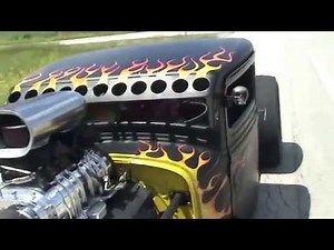 1934 Ford Truck, Blown Big Block Chevy, 871 Blower shop Blower