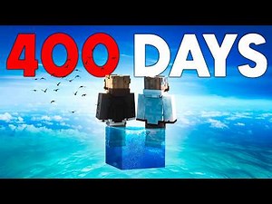 400 Days on ONE WATER Block in Minecraft!