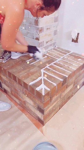 German Schmear Fireplace Makeover | Farmhouse Summer Project