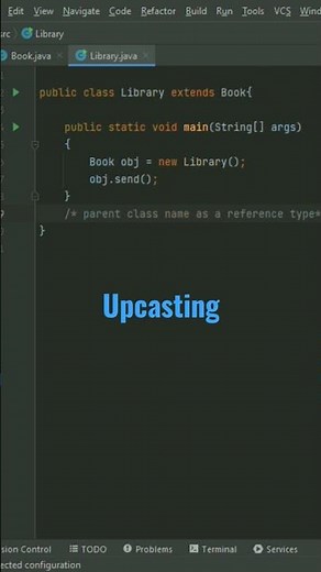 upcasting in java