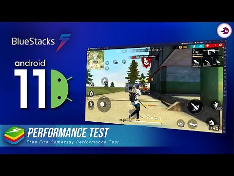 BlueStacks 5 New Android 11 Free Fire Gaming Performance Test