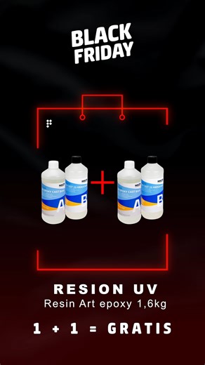 Alleen vandaag: RESION UV Epoxy (1,6kg) 𝟭 𝟭 𝗚𝗥𝗔𝗧𝗜𝗦! Shop deze actie via: https://bit.ly/3GTLEwW | PolyesterShoppen