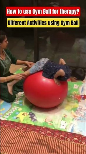 How to use Gym Ball for therapy? Different Activities using Gym Ball#occupationaltherapy#autism