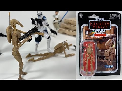 Star Wars Vintage Collection Battle Droid Action Figure Review