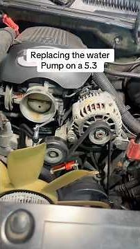 Replacing the water pump on a 5.3 #chevy #silverado #truck #gmt800 #carrepair