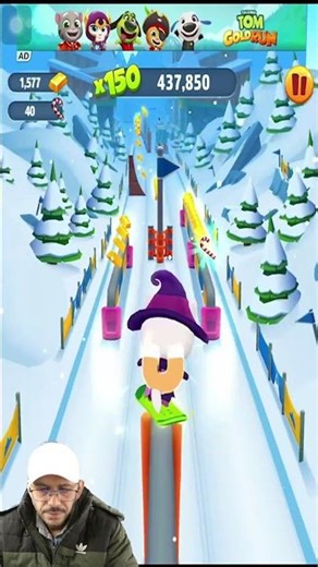 Talking tom Gold run Witch Angela new super run gameplay 22 December 2025