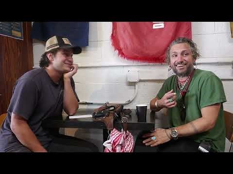 John Butler impromptu interview with fan at coffee shop in Virginia Beach June 2025.