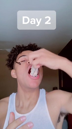 Chewing Gum Challenge for Michael B Jordan Jawline Transformation