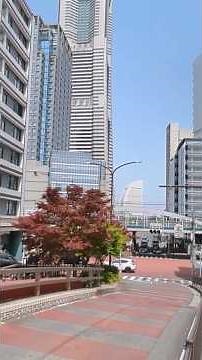 Japan Yokohama Sakuragi Station walking tour #april #2025 #travel #日本 #横浜 #紅葉坂 #桜木町駅 #みなとみらい #旅行