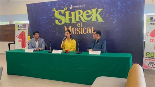#AgendaCultural | Anuncian “Shrek: el musical” en Aguascalientes Más de un centenar de estudiantes de la Universidad Panamericana, que han sido preparados por talento de Broadway, participan en “Shrek: el musical”, obra que se presentará en el mes de mayo en Aguascalientes. Anteriormente, la universidad ha presentado obras como “Los Miserables” y “El Príncipe de Egipto”. | Newsweek Aguascalientes