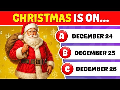 Christmas Quiz Challenge 🎄🎁 Can You Pass This 40 Questions Challenge? - Knowlio