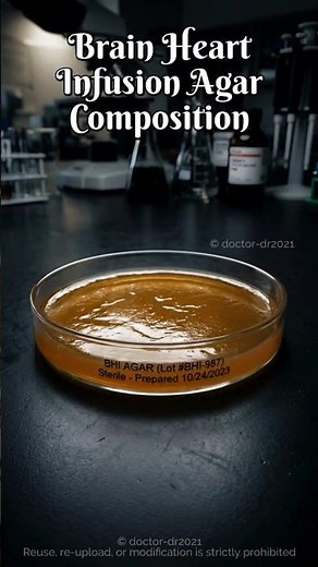 Brain Heart Infusion Agar | Ingredients & Functions in Microbiology #bacterialculture #microbiology