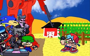 FNF - Screwed but every turn another character sings it