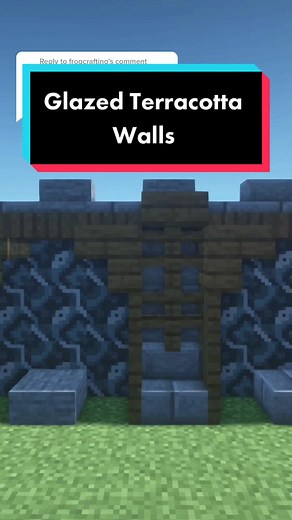 Creative Glazed Terracotta Wall Designs in Minecraft