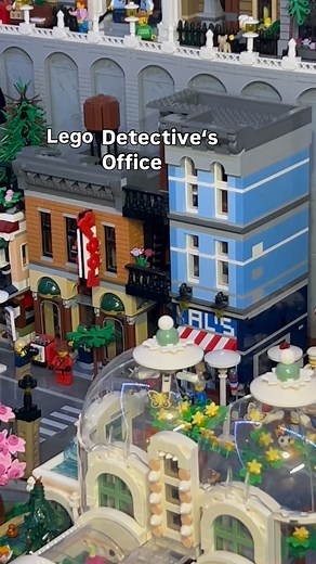Lego Detective‘s Office . Set No. 10246 . 2262 pieces and looks great . @lego #legocity #brickbybrick #afol #legomoc #legocommunity #lego #legoreels | tobilegocity