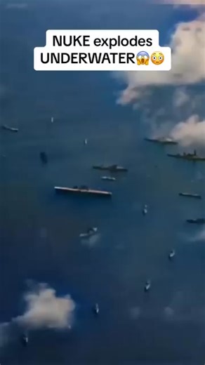 What happend when the US set a nuke off UNDERWATER😳#nuke #nuclear #nuketown #underwater #explosion #radiation #radioactive #dangerous #explore #information #adventure #storm #job #fyp | Disastervids