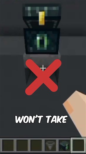 This Minecraft Hopper Mistakes Ruins Builds #shorts #minecraftshorts