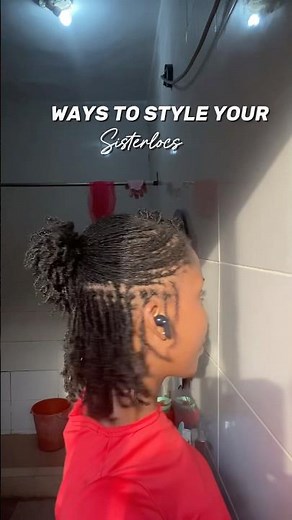 How I Style My Sisterlocks | Easy & Cute Loc Hairstyles ✨
