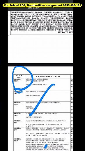 IGNOU Final Date Sheet Out 2025 | IGNOU Latest Update | Check Exam Dates Now Before Start