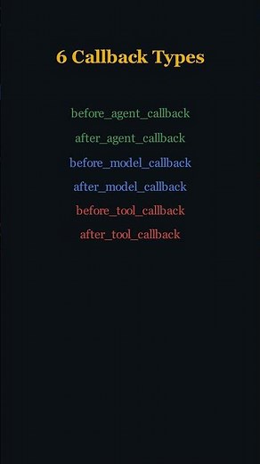 CX Agent Studio Callbacks Explained in 60 Seconds 🔧 6 Python Hooks #aiagents #GECX #cxagentstudio
